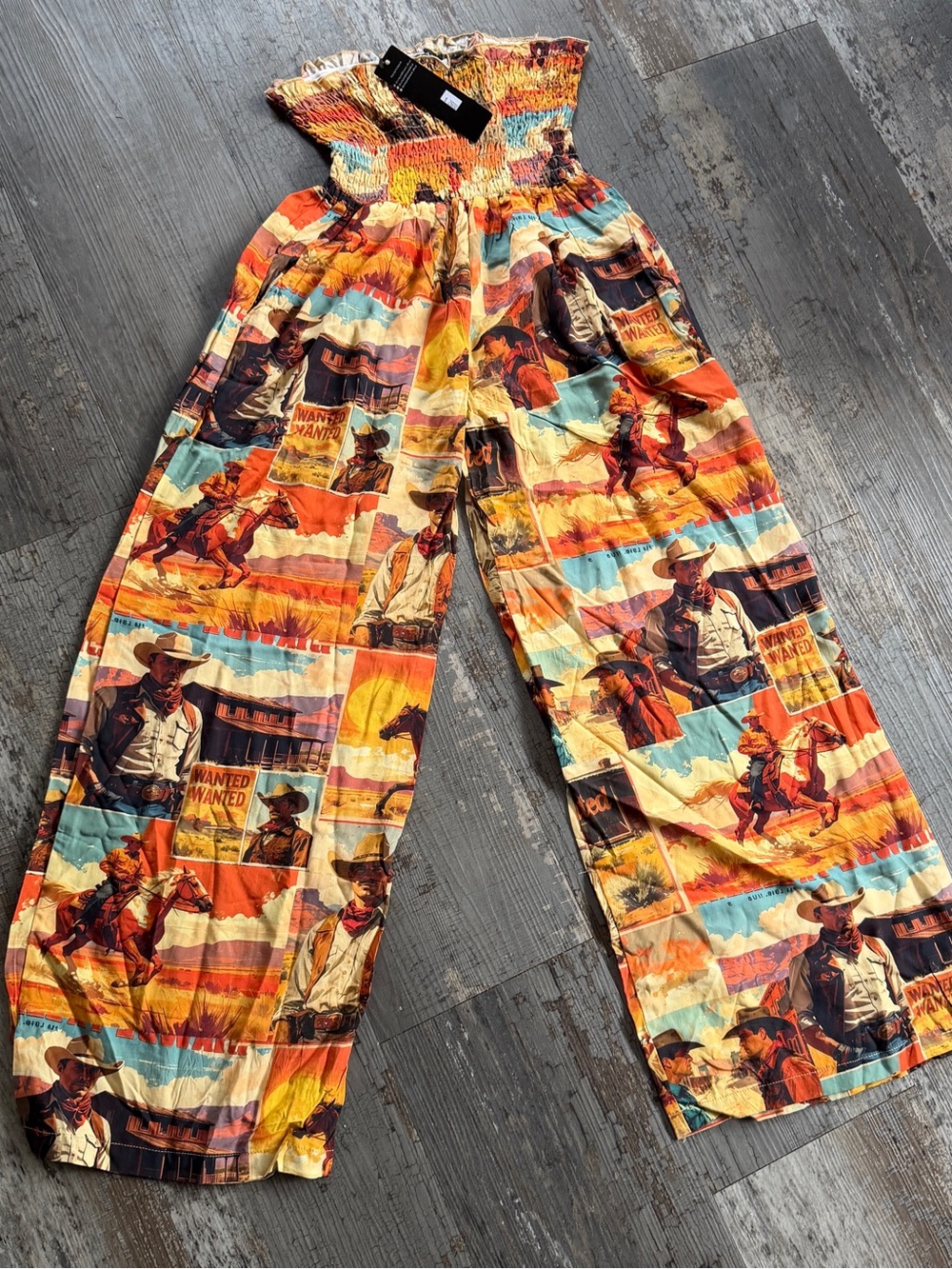 Lucky & Blessed casual pants cute western print new
